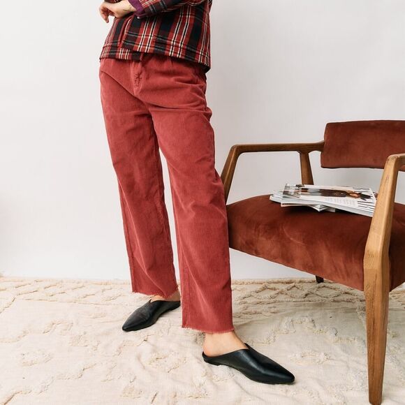 Rudy Jude Corduroy Trouser Coral RJ5 - Picture 4 of 11